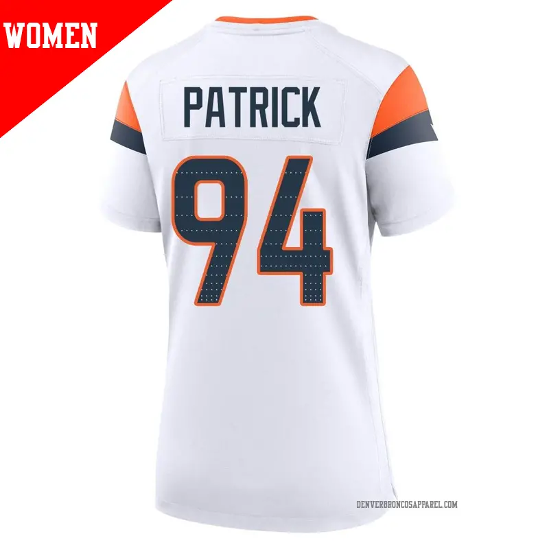 Womens white broncos jersey new arrivals